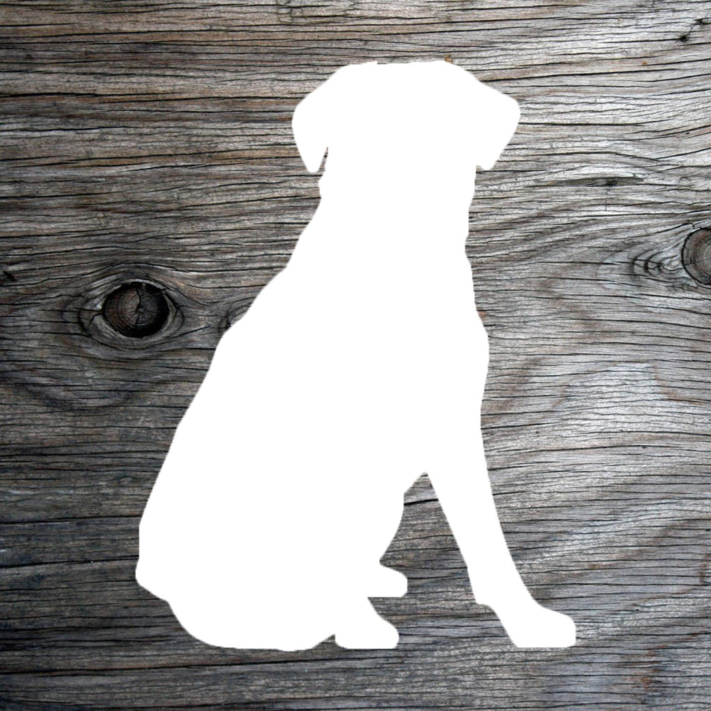 labrador retreiver silhouette