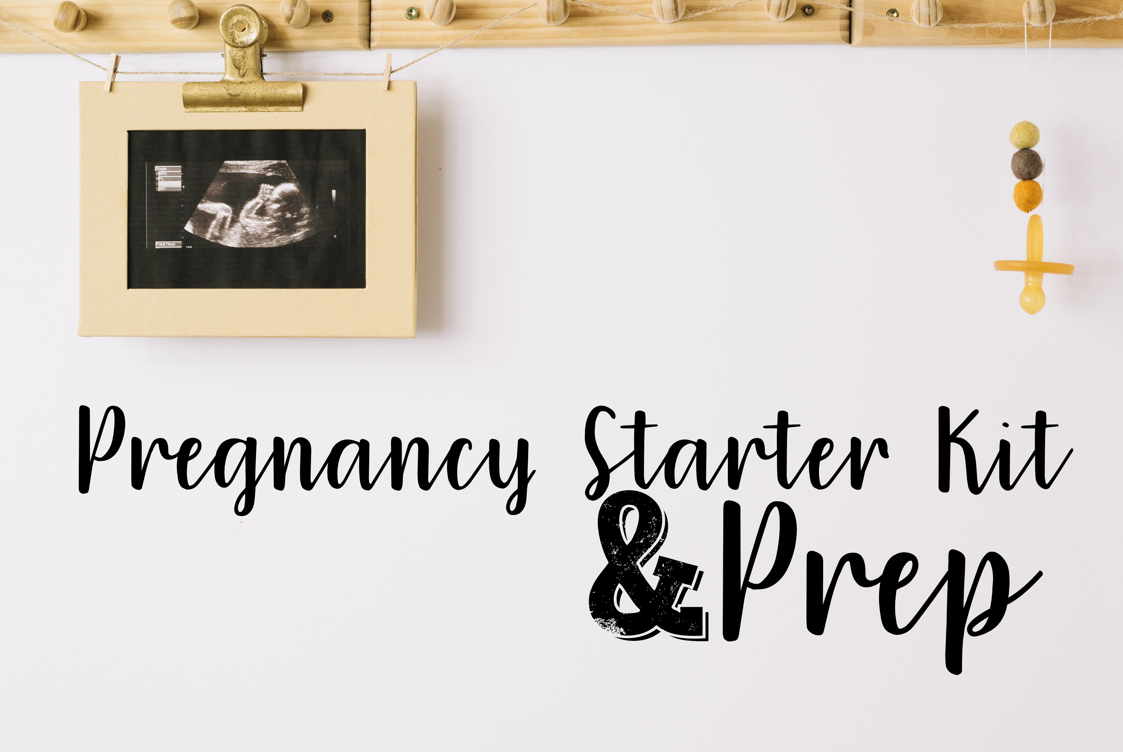 Pregnacy Starter Kit & Prep