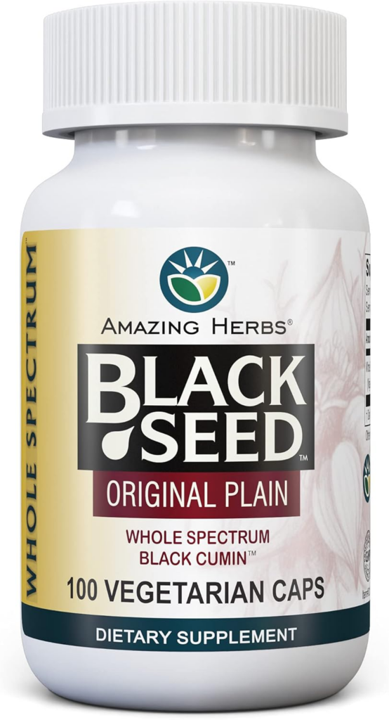 Black seed oil capsules